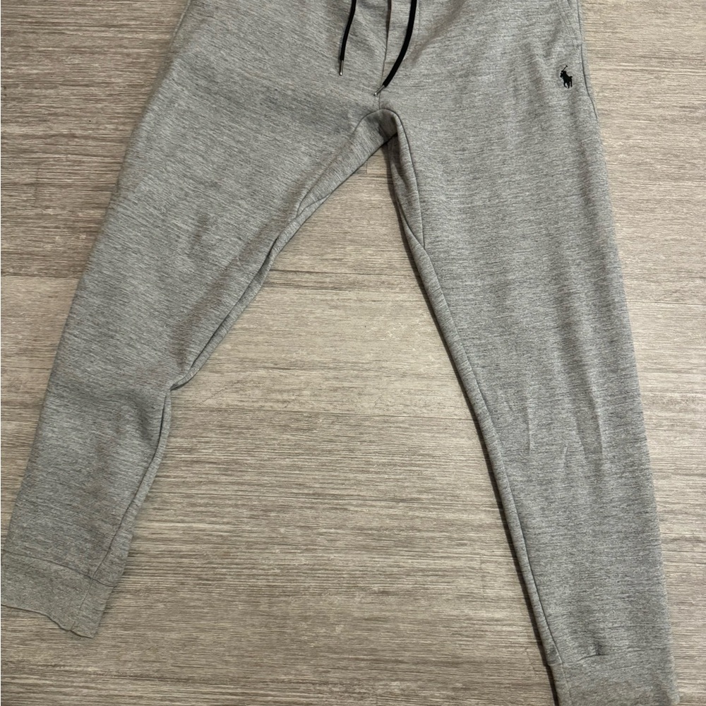 Polo by Ralph Lauren Gray Sweatpants with Elastic Waistband